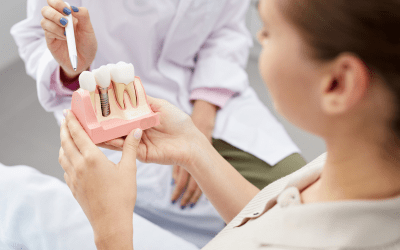 Etapas de un tratamiento de implante dental
